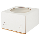 Коробка для тортов Pasticciere EB 190(300*300) с окном белый